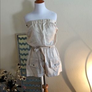 Satin feel romper